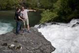 Konstantin Galat & Alexey Lukin. Kardalfossen waterfall. Flåm. Photo: D. Pudenko