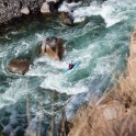 Kyrgizia, Kekemeren river. Kayaker - Vanya Rybnikov. Photo: K.Galat