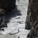 Kyrgizia, Maliy Naryn river. Kayakers: V.Rybnikov & O.Golovkin. Photo: Konstantin Galat