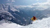 Montblanc, Valle d'Aosta, Italy. Skier: Igor Tikhiy (TeleTrade)  Photo: Oleg Kolmovskiy