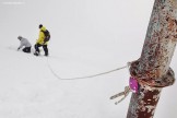 Elbrus Region, Mt.Cheget. Petr Yastrebkov - snow test. Photo: O.Kolmovsky