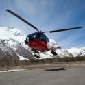 Elbrus region, Terskol. Heliaction helicopter - Alouette. Pilot - Alexander Davydov. Photo: Vitaliy Mihailov