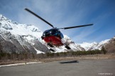 Elbrus region, Terskol. Heliaction helicopter - Alouette. Pilot - Alexander Davydov. Photo: Vitaliy Mihailov