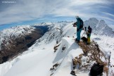 Elbrus region, Mt.Cheget. Konstantin Galat and Oleg Kolmovskiy. Photo: Vitaliy Mihailov