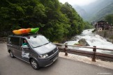 Nothern Italy, Valsesia valley. Sesia river. RTP car - VW Multivan Panamericana. Photo: Konstantin Galat