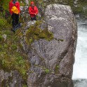 Nothern Italy, Valsesia valley. Sorba river. Oleg Kolmovskiy and Aliona Buslaieva. Photo: Konstantin Galat