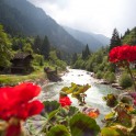 Nothern Italy, Valsesia valley. Sesia river. Photo: Oleg Kolmovskiy