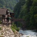 Nothern Italy, Valsesia valley. Sesia river. Riders: Dmitriy Danilov and Vania Rybnikov. Photo: Oleg Kolmovskiy