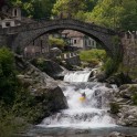 Nothern Italy, Valsesia valley. Gronda river. Rider: Dmitriy Danilov. Photo: Oleg Kolmovskiy