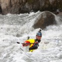 Georgia. Tskhineskali river. Kayaker Egor Voskoboinikov. Photo: K. Galat.