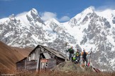 Georgia. Upper Svaneti. Mt.Skhara glacier valley. RTP team on the source of Inguri river. Photo: Konstantin Galat