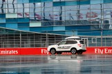 Russia. Sochi. RTP official car - Subaru Forester on the race track of Sochi Autodrom. Photo: Konstantin Galat