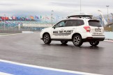 Russia. Sochi. RTP official car Subaru Forester on the Sochi Autodrom race track. Photo: Oleg Kolmovskiy