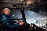 Russia. Krasnaya Polyana. Roza Khutor resort. Snow cat driver. Photo: Konstantin Churakov
