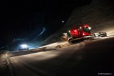 Russia. Krasnaya Polyana. Roza Khutor resort. Snow cats - night preparing the slopes. Photo: Konstantin Galat
