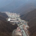 Russia. Krasnaya Polyana valley. View from Roza Khutor resort (960 m). Photo: Oleg Kolmovskiy Russia. Krasnaya Polyana valley. View from Roza Khutor resort (960 m). Photo: Oleg Kolmovskiy