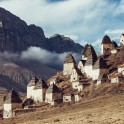 Russia. Nothern Osetia. "City Of The Dead" in Dargavs valley. Photo: Sergey Puzankov