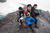 Russia. North face of Elbrus. RTP team at Mt.Elbrus climb base camp, Alt. 3800m. Photo: Ludmila Zvegintseva