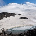 Russia. North face of Elbrus. Mt.Elbrus climb base camp, Alt. 3800m. Photo: Ludmila Zvegintseva