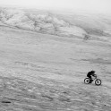 Russia. North face of Elbrus. Rider - Petr Vinokurov. Photo: Ludmila Zvegintseva