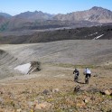 Russia. North face of Elbrus. Riders - Petr Vinokurov and Vitaliy Khripunov. Photo: Ludmila Zvegintseva