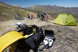 Russia. North face of Elbrus. RTP team base camp, alt. 3200 m. Photo: Ludmila Zvegintseva