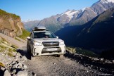 Russia. South Elbrus. RTP project official car - Subaru Forester. Photo: Ludmila Zvegintseva