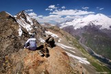 Russia. South Elbrus region. Mt.Cheget, altitude - 3500 m. Rider - Petr Vinokurov. Photo: Ludmila Zvegintseva