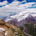 Russia. South Elbrus. Massive Elbrus - view from Mt.Cheget, altitude - 3500m. Photo: Ludmila Zvegintseva Russia. South Elbrus. Massive Elbrus - view from Mt.Cheget, altitude - 3500m. Photo: Ludmila Zvegintseva