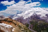 Russia. South Elbrus. Massive Elbrus - view from Mt.Cheget, altitude - 3500m. Photo: Ludmila Zvegintseva