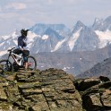 Russia. South Elbrus region. Mt.Cheget. Rider - Petr Vinokurov. Photo: Ludmila Zvegintseva