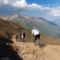 Russia. South Elbrus. Mt.Cheget slopes. Riders - Nikoloay Pukhir, Petr Vinokurov and Vitaliy Khripunov. Photo: Ludmila Zvegintseva Russia. South Elbrus. Mt.Cheget slopes. Riders - Nikoloay Pukhir, Petr Vinokurov and Vitaliy Khripunov. Photo: Ludmila Zvegintseva
