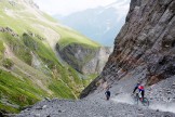 Russia. South Elbrus. Gara-Bashi valley. Riders - Nikolay Pukhir and Vitaliy Khripunov. Photo: Ludmila Zvegintseva