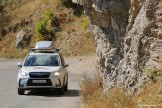 Crimea. Road to Ai-Petri. RTP project official car - Subaru Forester. Photo: Artem Kuznetsov