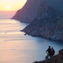 Crimea. Balaklava region. Black sea sunset. Riders - Petr Vinokurov and Nikolay Pukhir. Photo: Konstantin Galat
