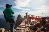 Crimea. Rope-bridge on Ai-Petri peak. Photo: Konstantin Galat