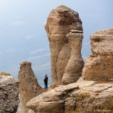 Crimea. Filming at Dimerdzhi massive. Rider - Nikolay Pukhir. Photo: Konstantin Galat