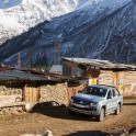Elbrus region. Terskol village. RTP project official car - VW Amarok Atakama. Photo by Daria Pudenko Elbrus region. Terskol village. RTP project official car - VW Amarok Atakama. Photo by Daria Pudenko
