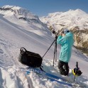 Elbrus region. Filming at Cheget massive. Cameraman - Oleg Kolmovskiy