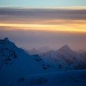 Elbrus region. Sunset view from Mt.Elbrus. Photo by Konstantin Galat