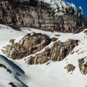 Elbrus region. Mt.Elbrus, Terskol glacier. Rider - Konstantin Galat. Photo by Sergey Puzankov Elbrus region. Mt.Elbrus, Terskol glacier. Rider - Konstantin Galat. Photo by Sergey Puzankov