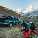 Elbrus region. Terskol valley. Riders - Idris Uzdenov and Konstantin Galat. VW Amarok - official RTP project car. Photo by Sergey Puzankov Elbrus region. Terskol valley. Riders - Idris Uzdenov and Konstantin Galat. VW Amarok - official RTP project car. Photo by Sergey Puzankov
