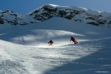 Elbrus region. Cheget massive. Riders - Alexander Baidaev and Konstantin Galat. Photo by Sergey Puzankov