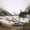 Elbrus region. Adyr-Su valley. RTP official car - VW Amarok Atakama. Photo by Sergey Puzankov