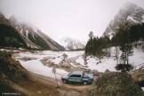 Elbrus region. Adyr-Su valley. RTP official car - VW Amarok Atakama. Photo by Sergey Puzankov