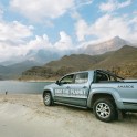 Baksan valley. Bylim lake. RTP official car - VW Amarok Atakama. Photo by Sergey Puzankov