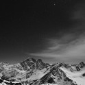 Elbrus region. Night view from Elbrus slopes. Photo by Sergey Puzankov
