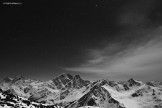 Elbrus region. Night view from Elbrus slopes. Photo by Sergey Puzankov