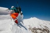 Elbrus region. Cheget mount. Rider - Konstantin Galat. Photo by Sergey Puzankov
