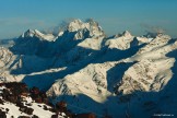 Elbrus region. View of the Great Caucasus Ridge from Mt.Elbrus. Photo by Sergey Puzankov